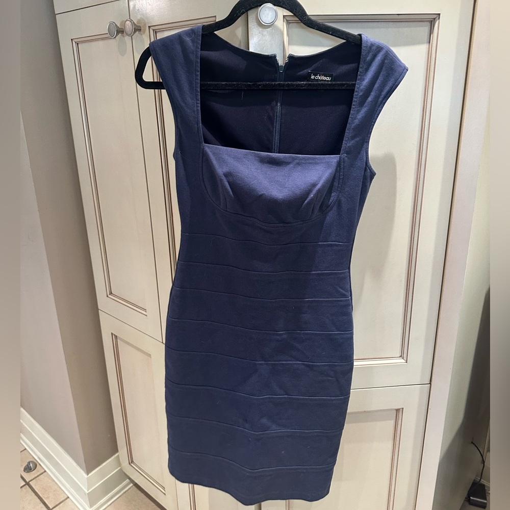 Le Chateau Navy Mini Dress